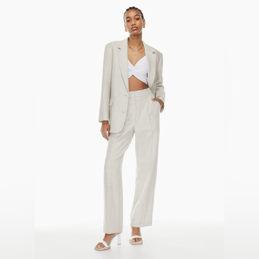 Aritzia Effortless Pants Size 6 Vin Gris Regular High Rise